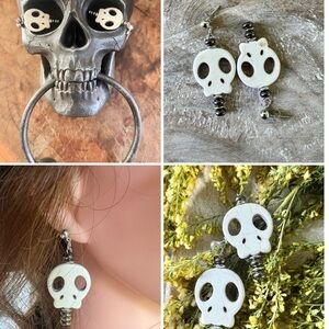 Double Sided Skull earrings